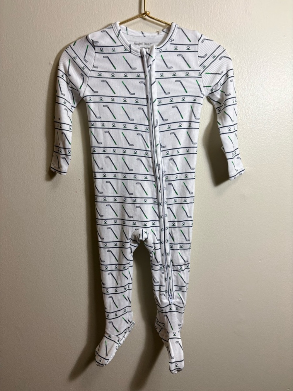 Angel Dear Golf Club 2-Way Zipper Footie